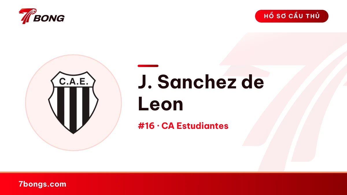 J. Sanchez de Leon — CA Estudiantes