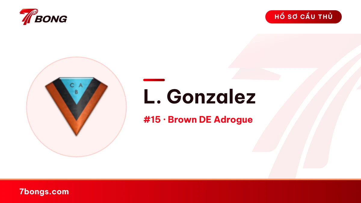 L. Gonzalez — Brown DE Adrogue
