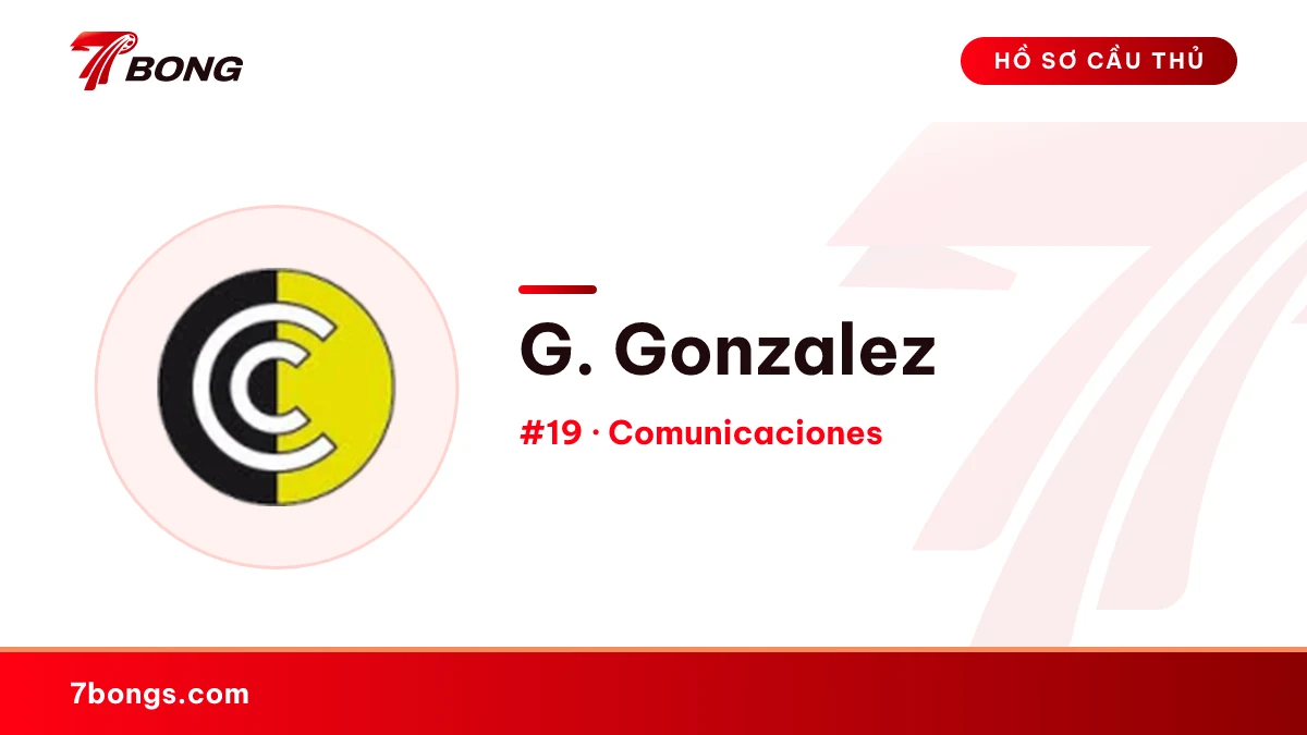 G. Gonzalez — Comunicaciones