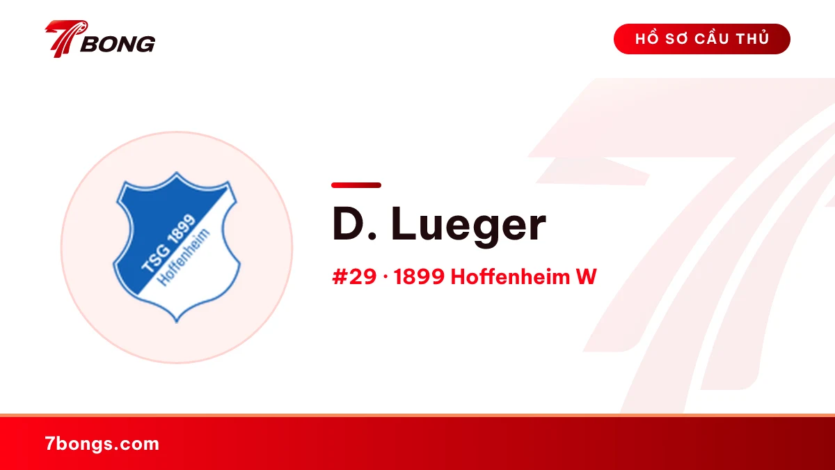 D. Lueger — 1899 Hoffenheim W