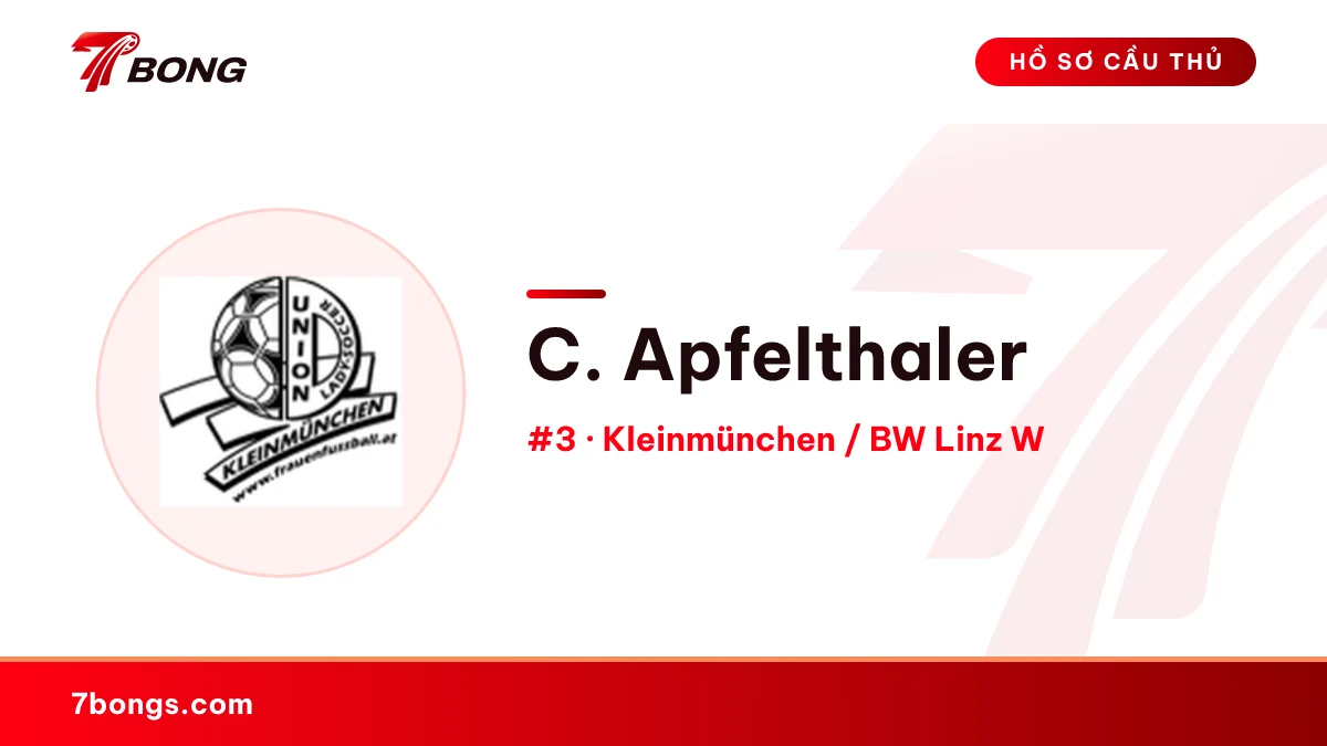 C. Apfelthaler — Kleinmünchen / BW Linz W