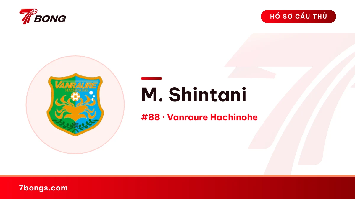 M. Shintani — Vanraure Hachinohe