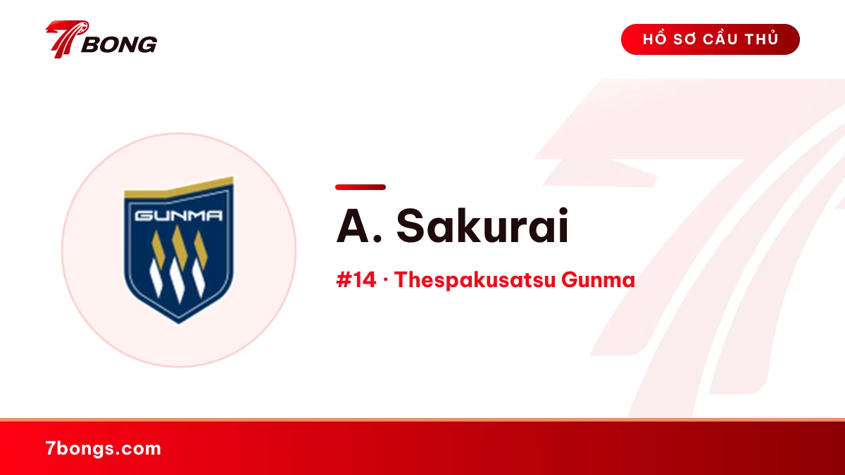A. Sakurai — Thespakusatsu Gunma