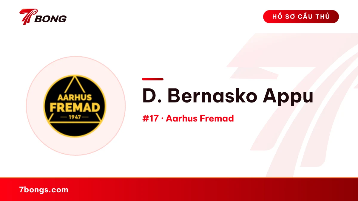 D. Bernasko Appu — Aarhus Fremad