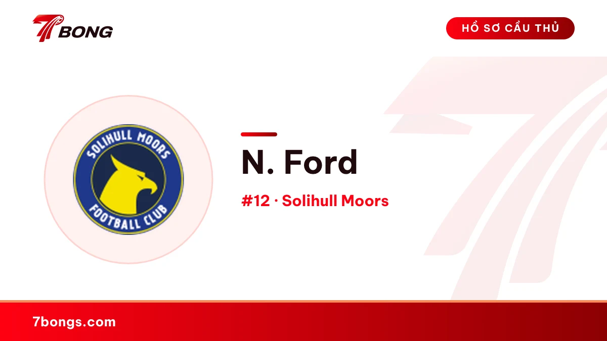 N. Ford — Solihull Moors