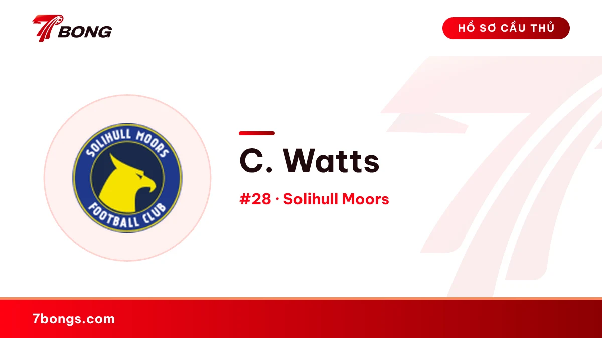 C. Watts — Solihull Moors