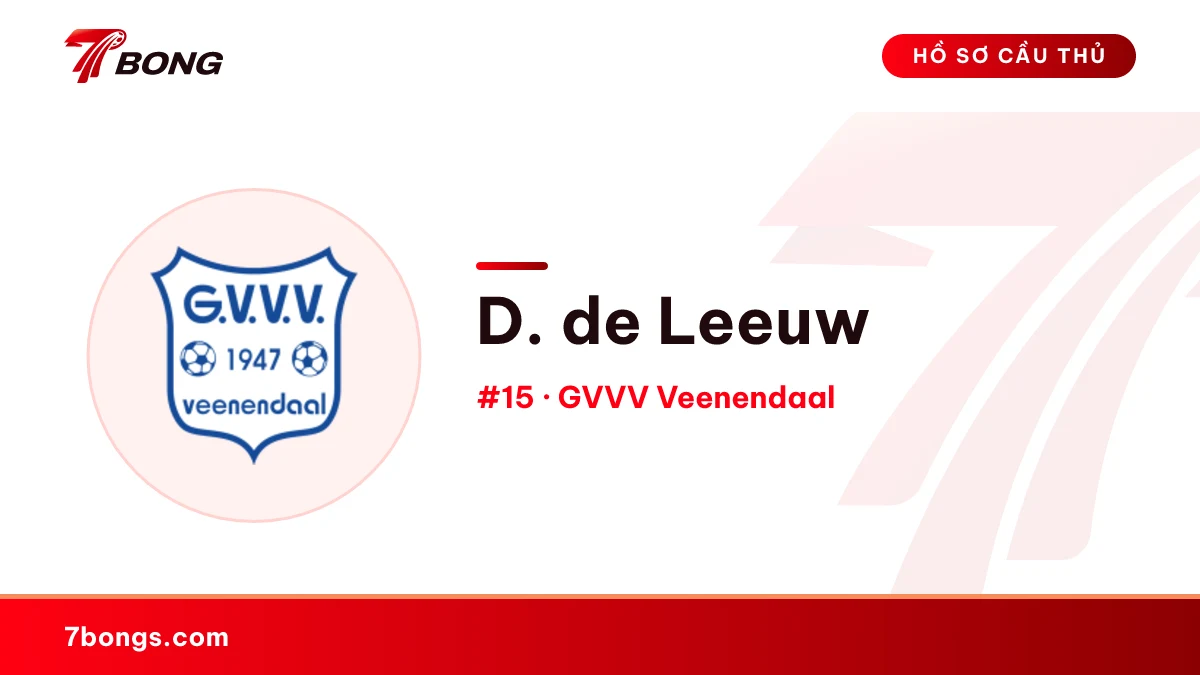 D. de Leeuw — GVVV Veenendaal