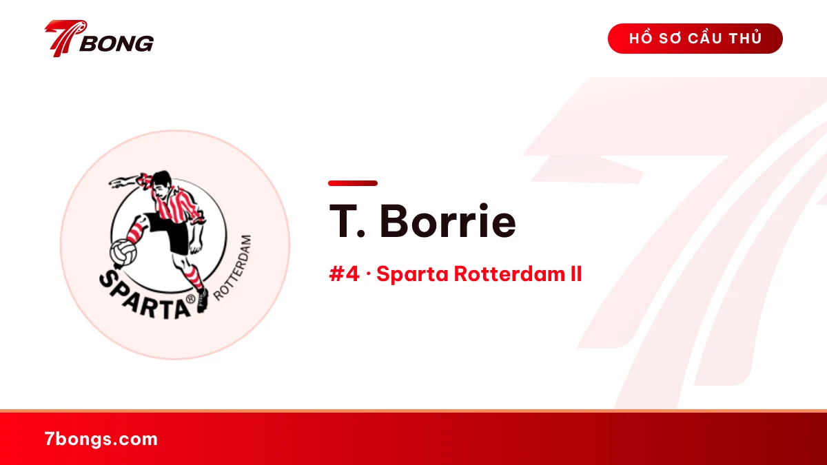 T. Borrie — Sparta Rotterdam II
