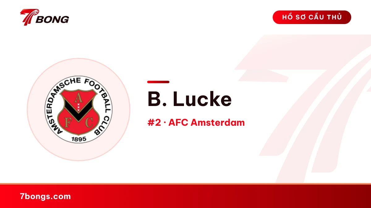 B. Lucke — AFC Amsterdam