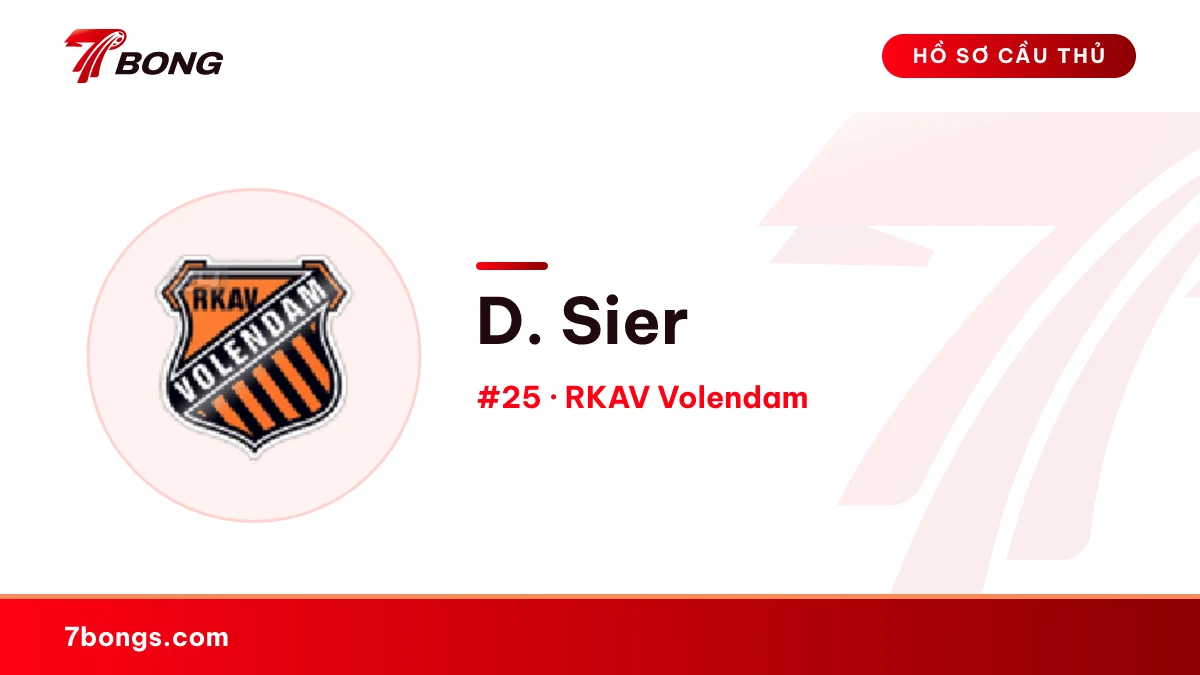 D. Sier — RKAV Volendam