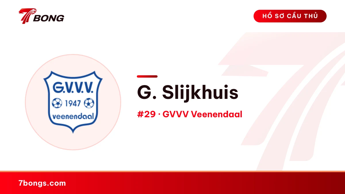 G. Slijkhuis — GVVV Veenendaal