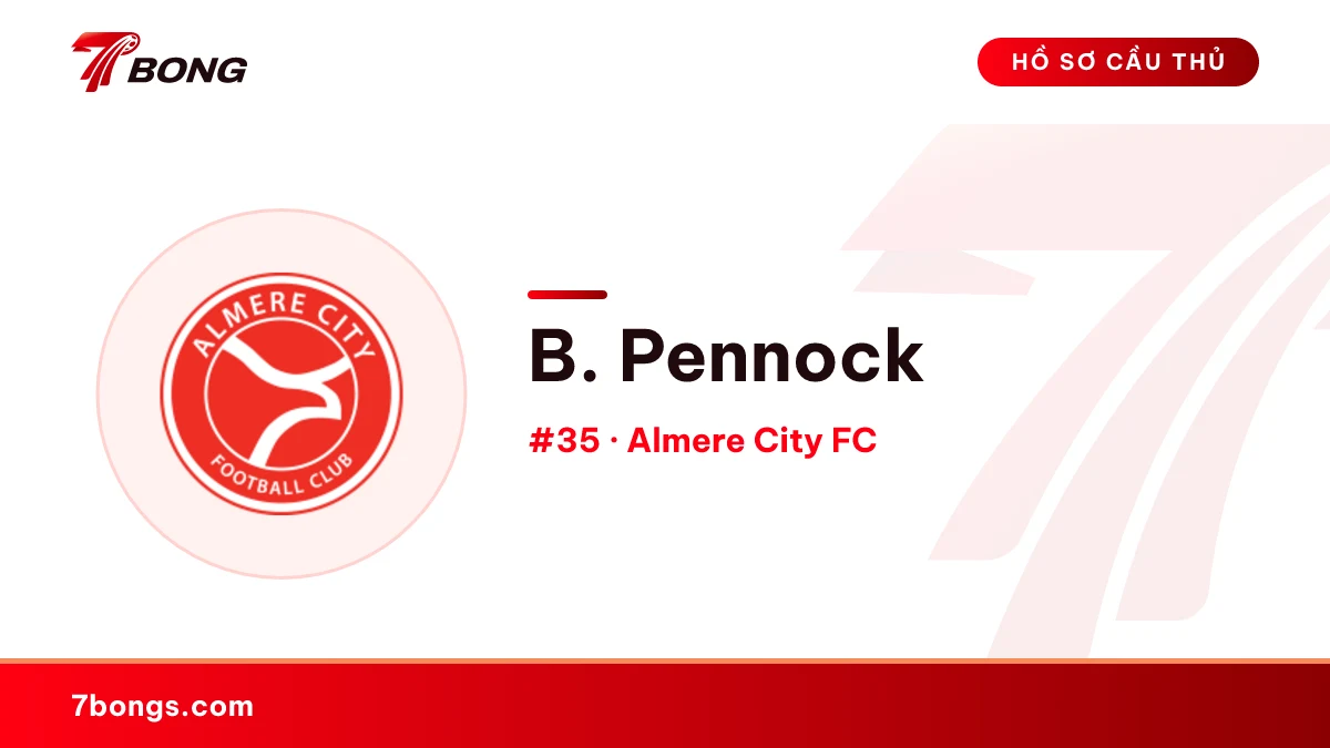 B. Pennock — Almere City FC