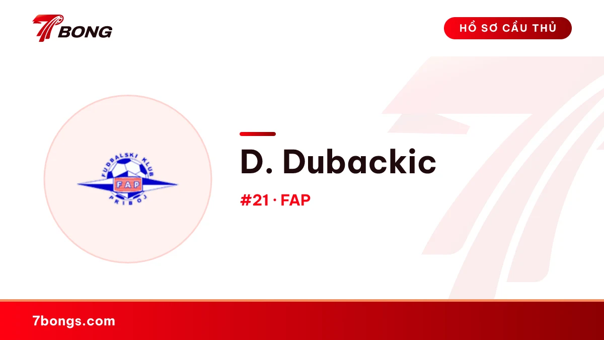 D. Dubackic — FAP