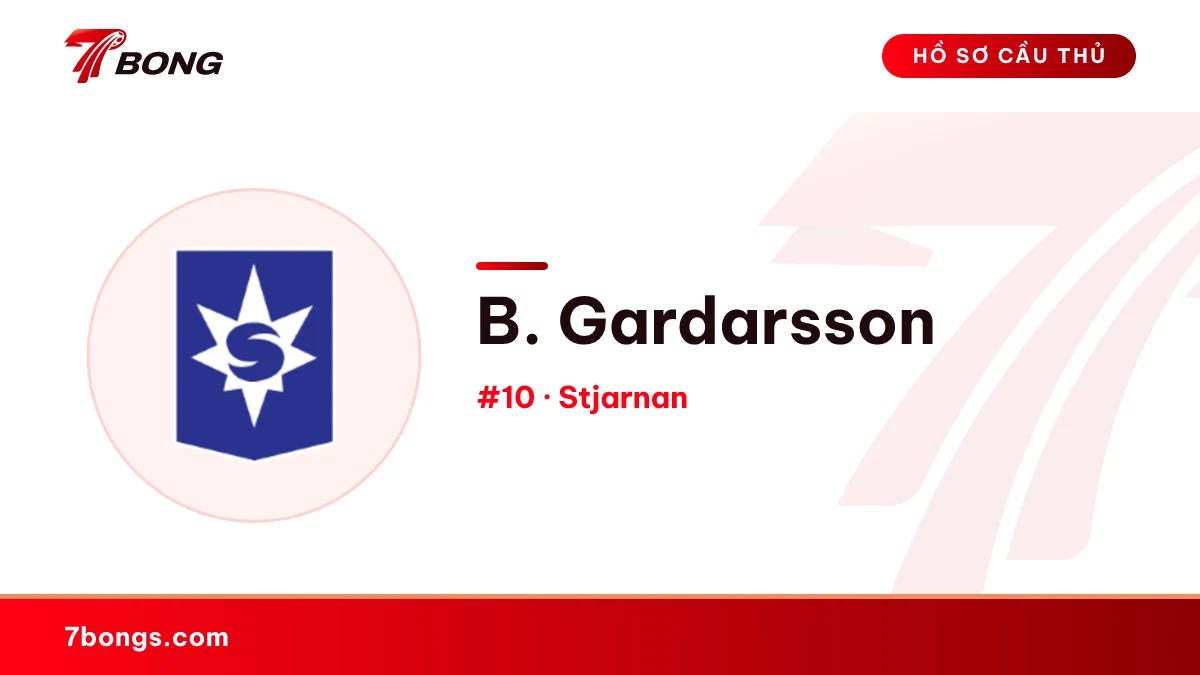 B. Gardarsson — Stjarnan
