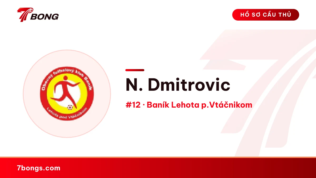 N. Dmitrovic — Baník Lehota p.Vtáčnikom