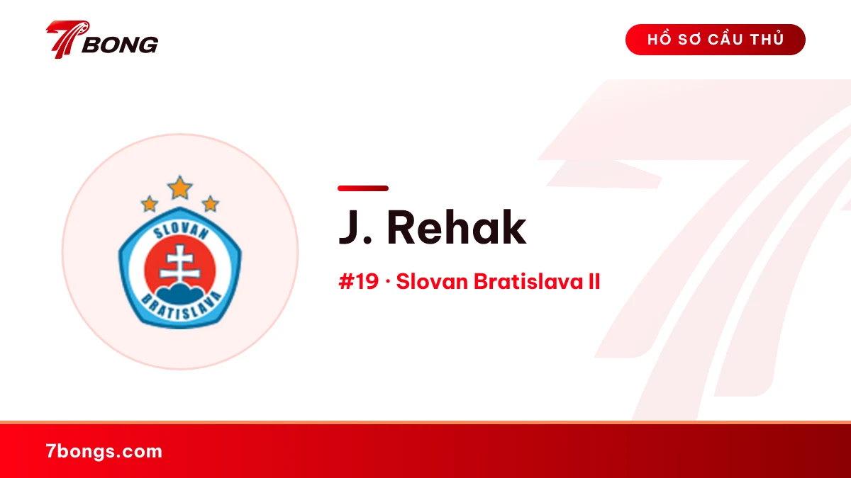 J. Rehak — Slovan Bratislava II
