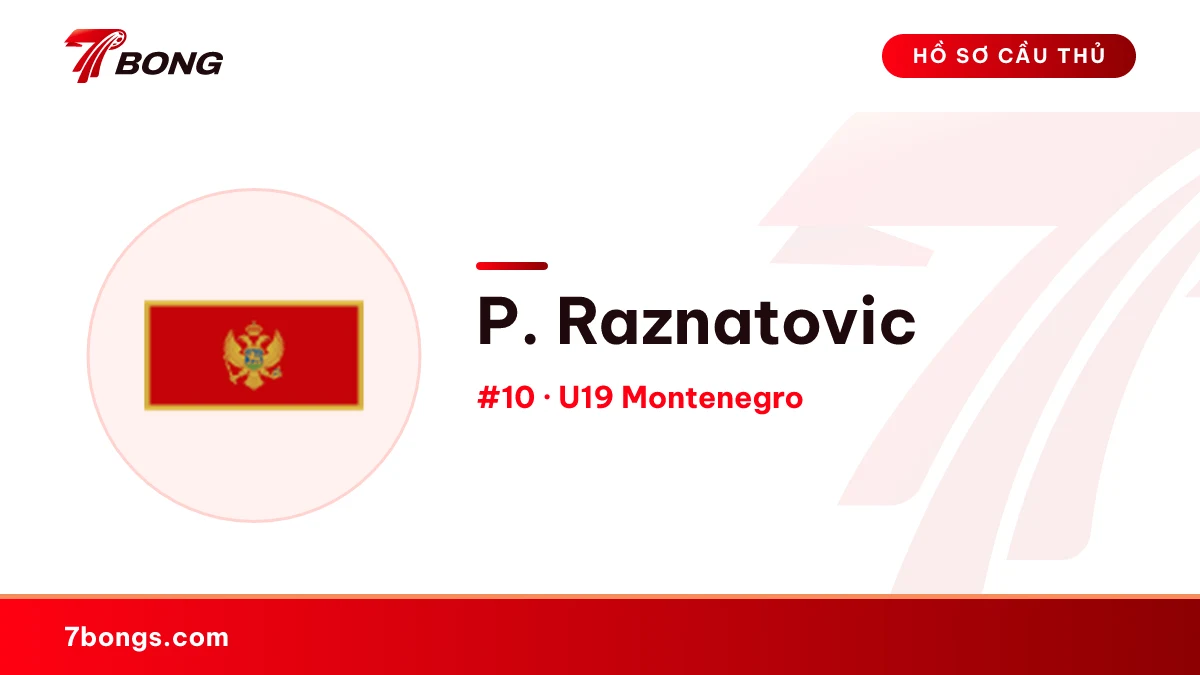 P. Raznatovic — U19 Montenegro