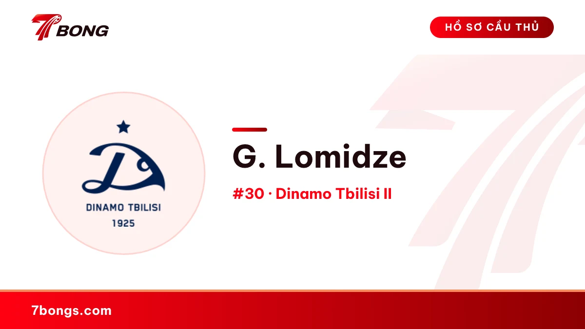 G. Lomidze — Dinamo Tbilisi II