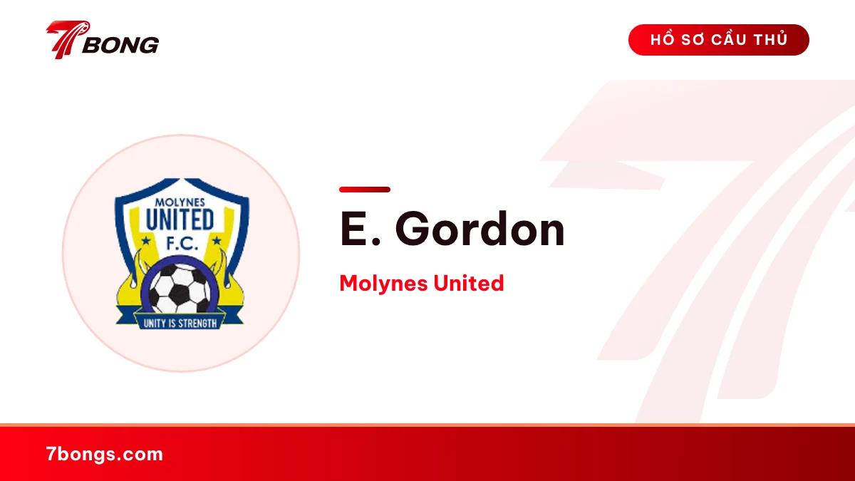 E. Gordon — Molynes United