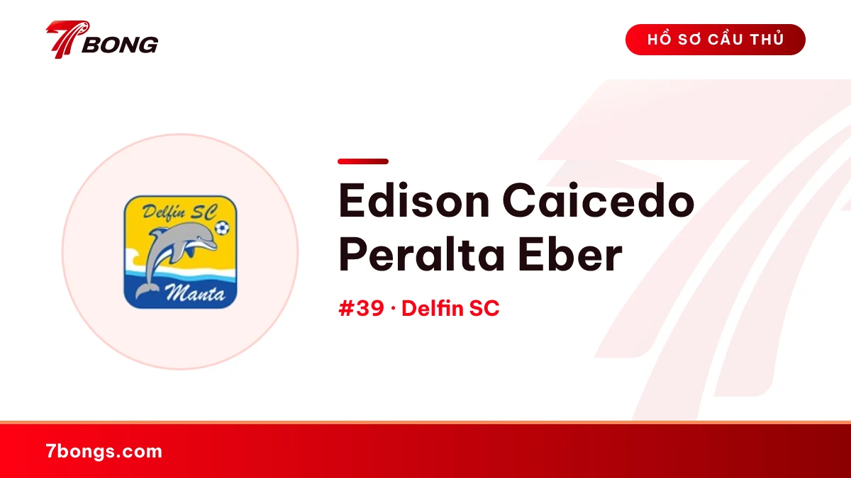 Edison Caicedo Peralta Eber — Delfin SC