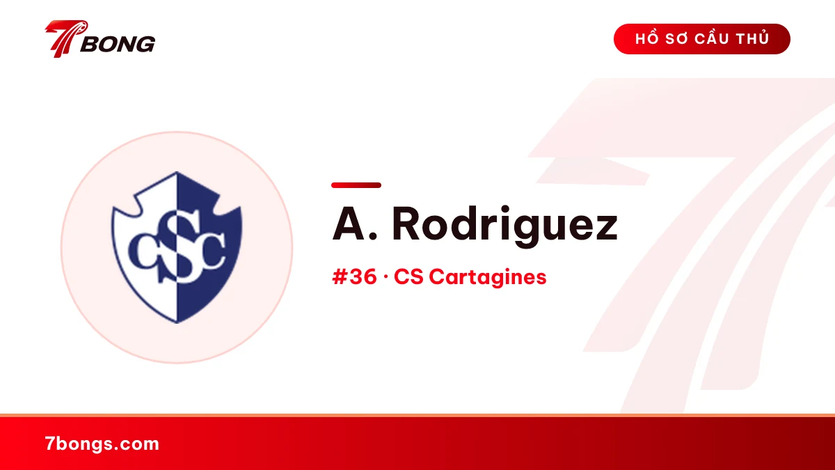 A. Rodriguez — CS Cartagines