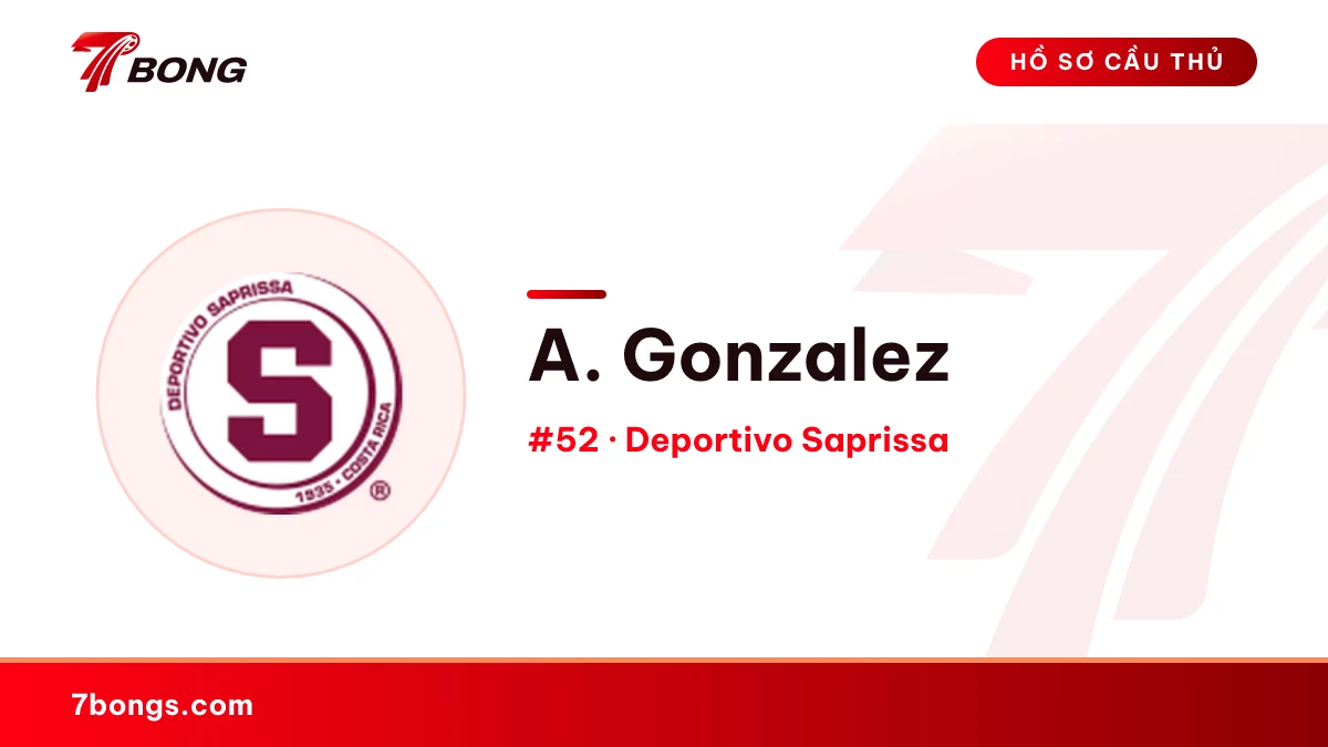 A. Gonzalez — Deportivo Saprissa