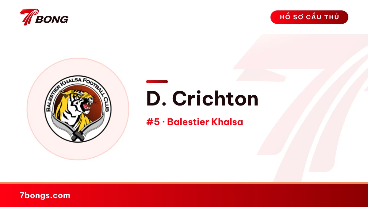 D. Crichton — Balestier Khalsa