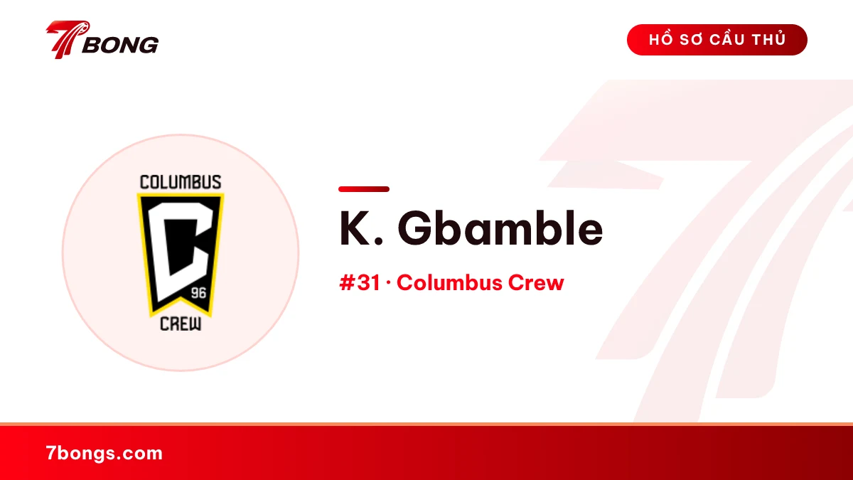 K. Gbamble — Columbus Crew