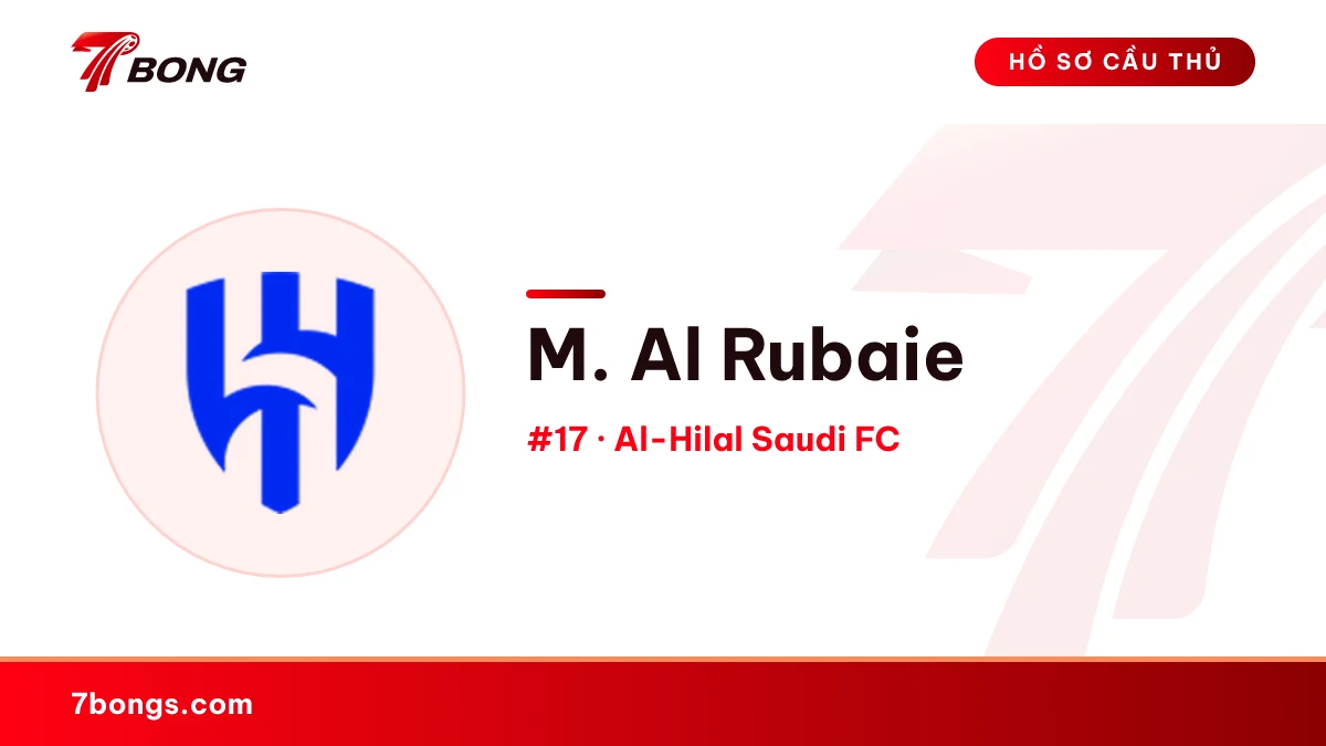 M. Al Rubaie — Al-Hilal Saudi FC