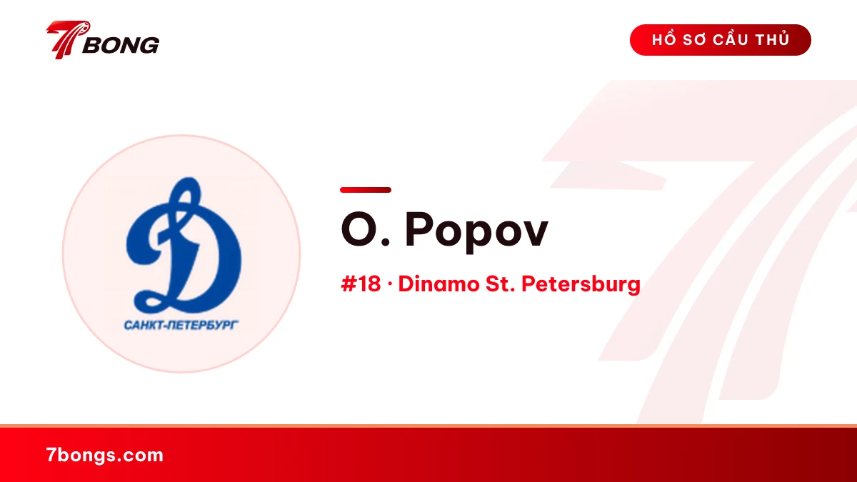 O. Popov — Dinamo St. Petersburg