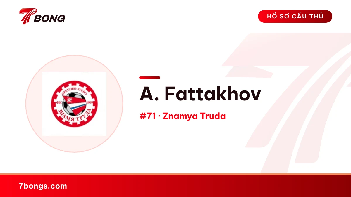 A. Fattakhov — Znamya Truda