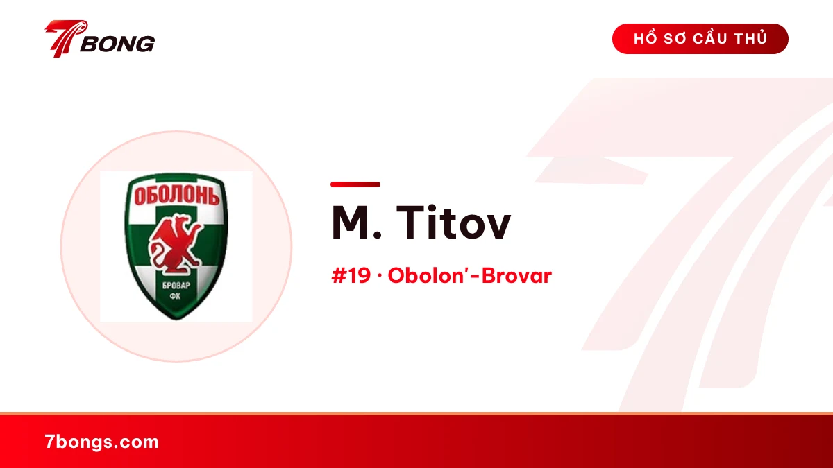 M. Titov — Obolon'-Brovar