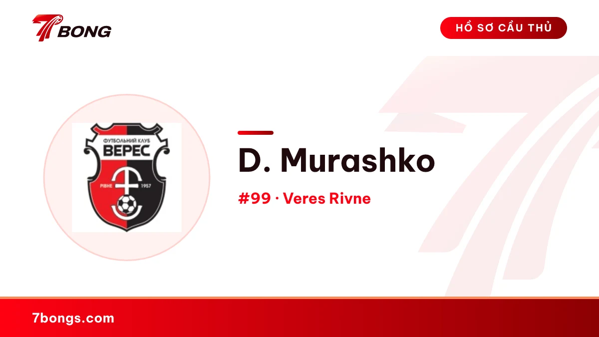 D. Murashko — Veres Rivne