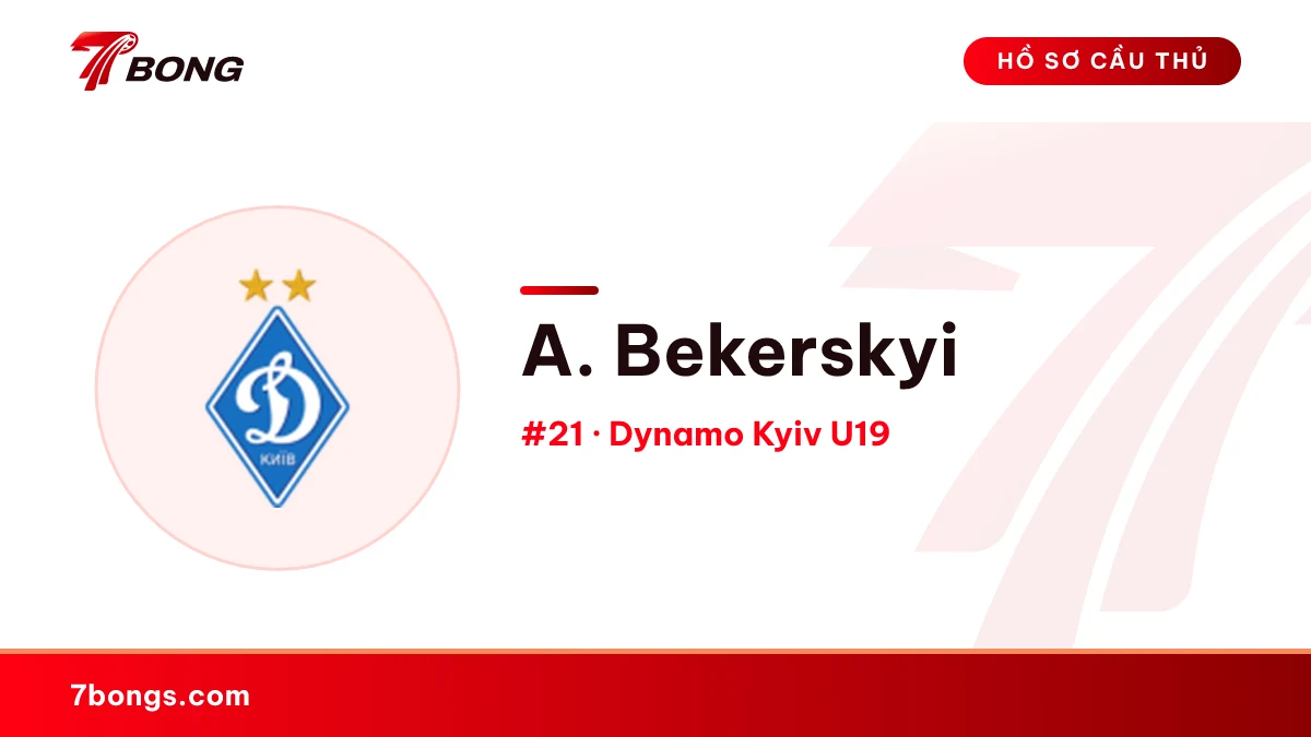 A. Bekerskyi — Dynamo Kyiv U19