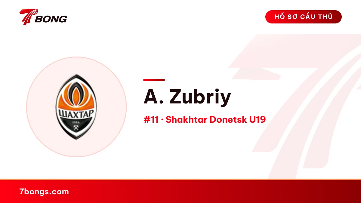 A. Zubriy — Shakhtar Donetsk U19