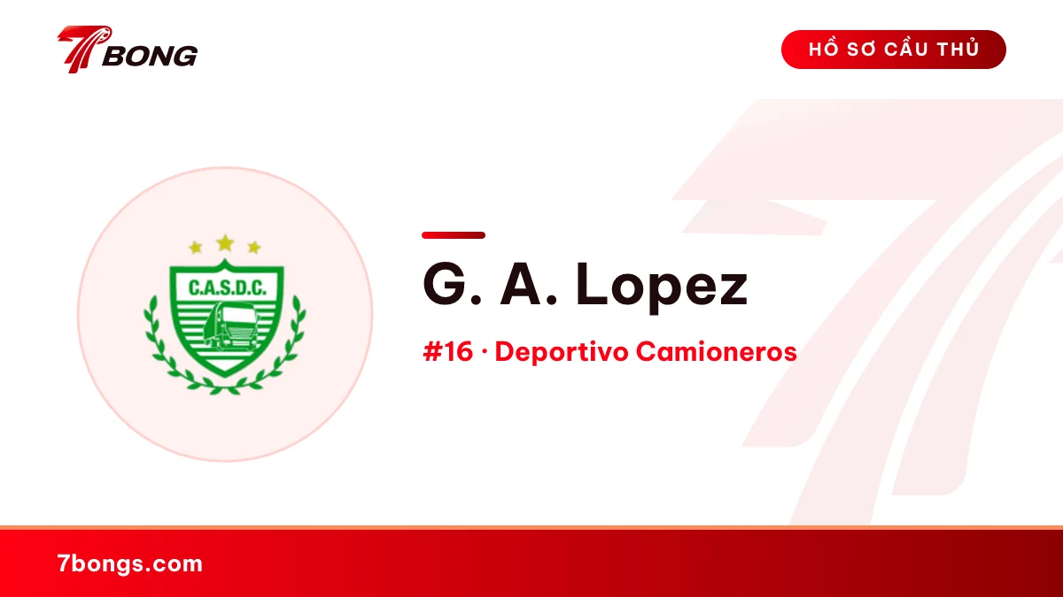 G. A. Lopez — Deportivo Camioneros