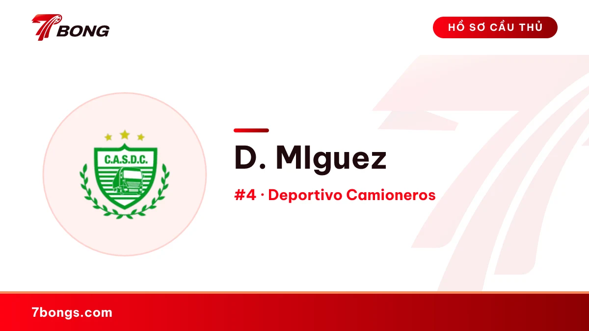D. MIguez — Deportivo Camioneros