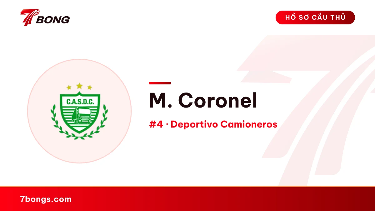 M. Coronel — Deportivo Camioneros