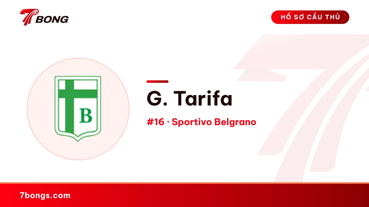 G. Tarifa — Sportivo Belgrano