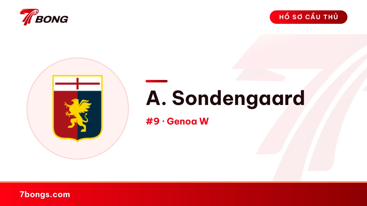 A. Sondengaard — Genoa W