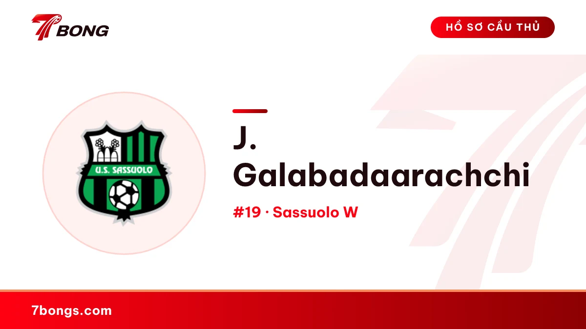 J. Galabadaarachchi — Sassuolo W