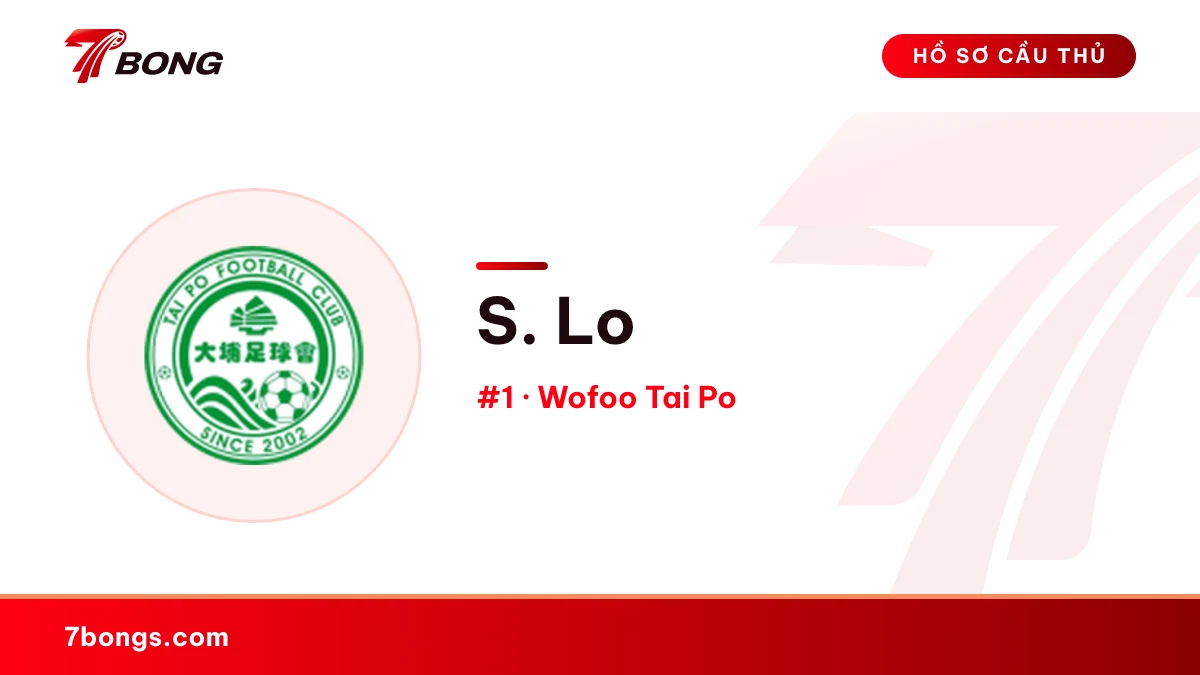 S. Lo — Wofoo Tai Po