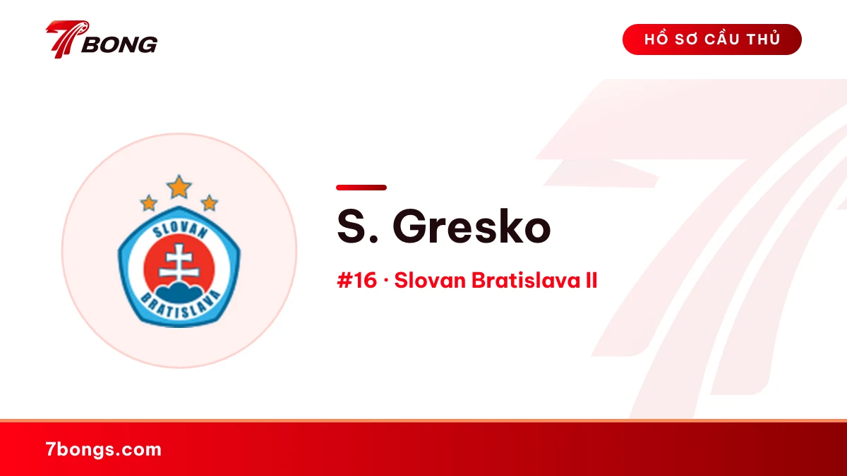 S. Gresko — Slovan Bratislava II