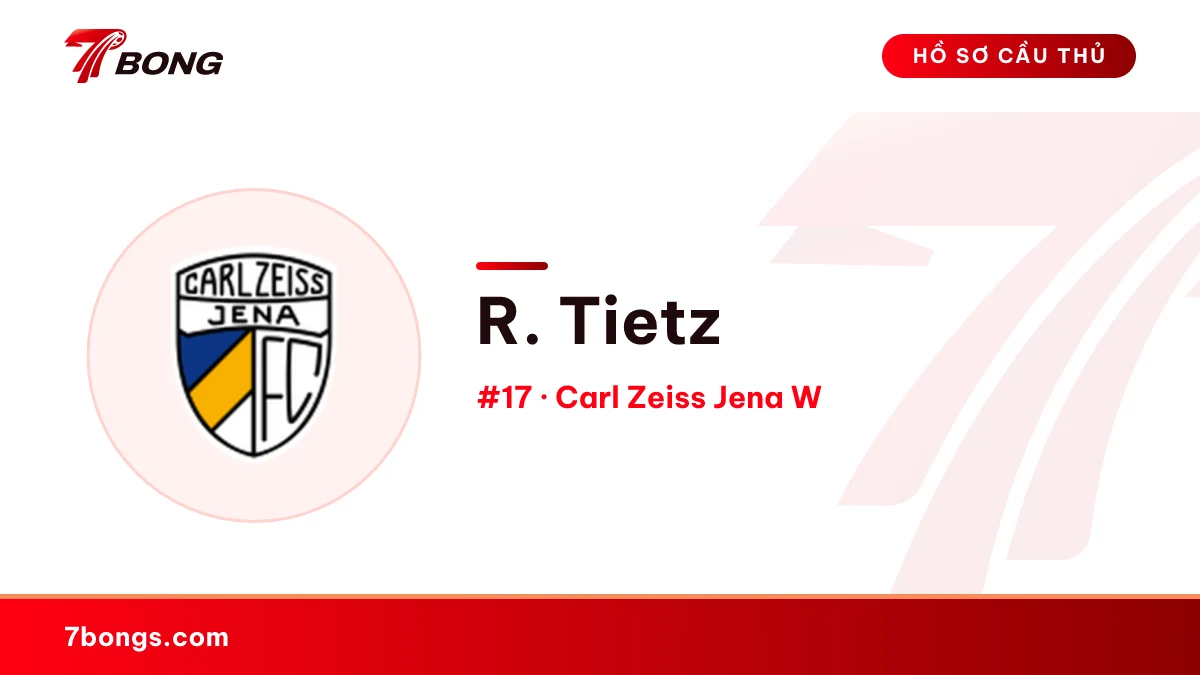 R. Tietz — Carl Zeiss Jena  W
