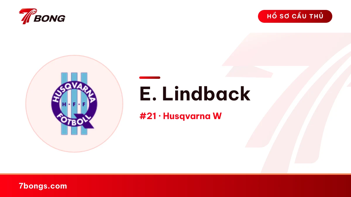 E. Lindback — Husqvarna W
