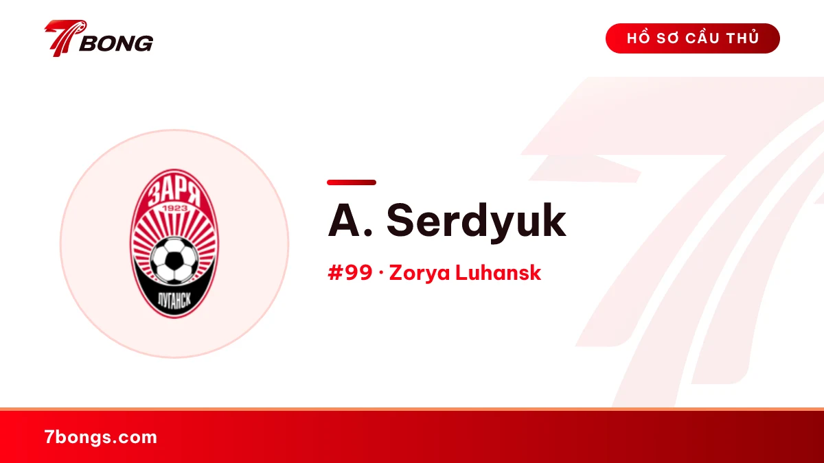 A. Serdyuk — Zorya Luhansk