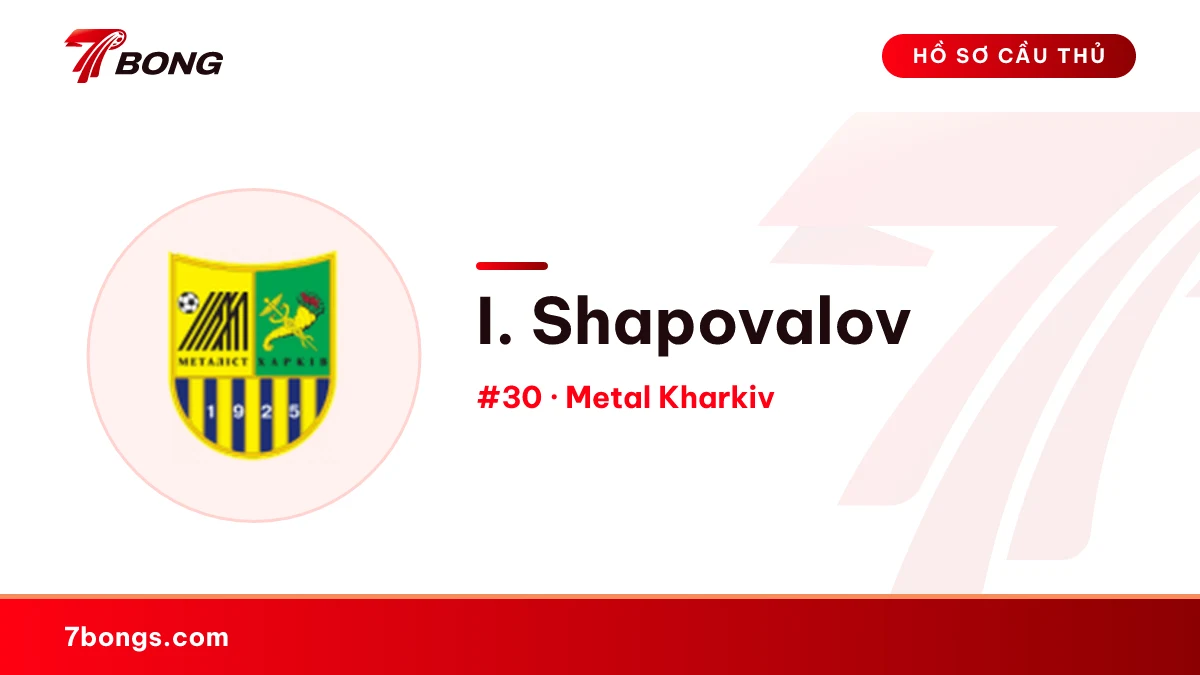I. Shapovalov — Metal Kharkiv