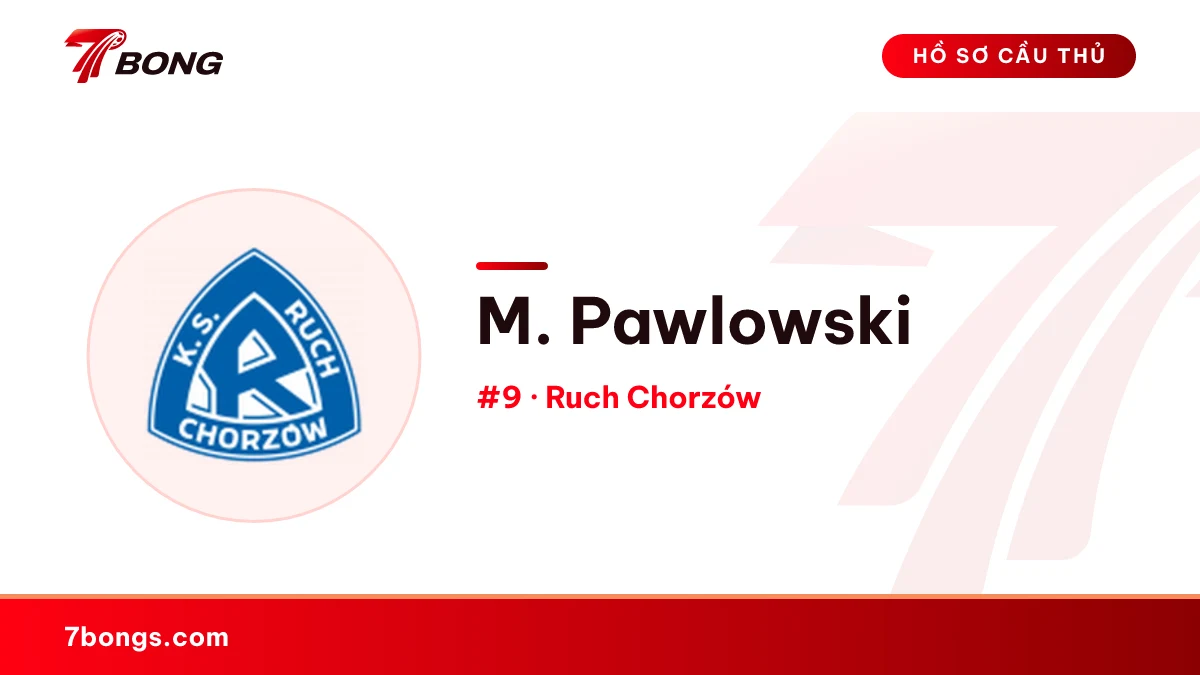 M. Pawlowski — Ruch Chorzów