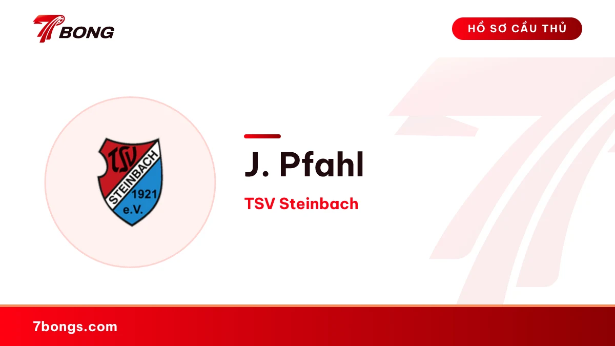 J. Pfahl — TSV Steinbach