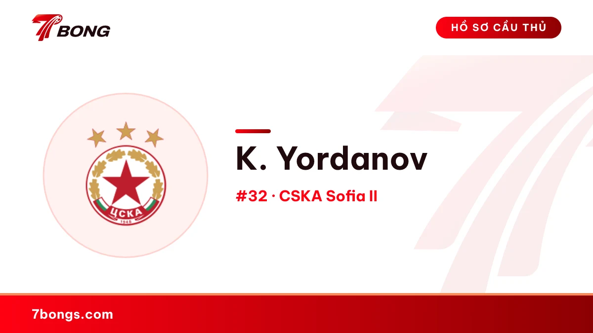 K. Yordanov — CSKA Sofia II